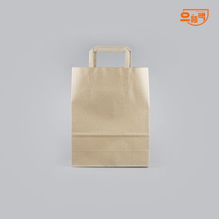 쇼핑백 플랫 소 200장 (크라프트/종이/AJ)