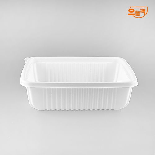 사각찜용기 중 50개 세트 (백색/PP/SDP)