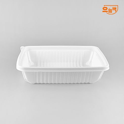 사각찜용기 소 50개 세트 (백색/PP/SDP)