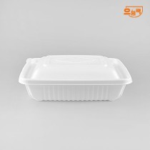 사각찜용기 소 50개 세트 (백색/PP/SDP)