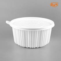 225Ø 탕용기 중 50개 세트 (백색/PP/AJ)