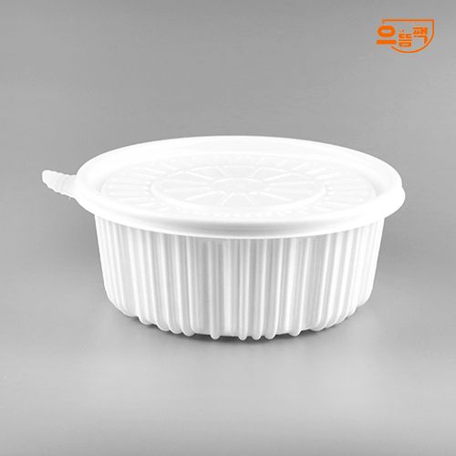 225Ø 탕용기 소 50개 세트 (백색/PP/AJ)