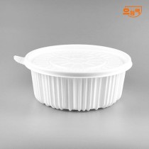 225Ø 탕용기 소 50개 세트 (백색/PP/AJ)