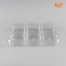 직사각용기 5칸 100개 세트 (투명/PET/AJ)