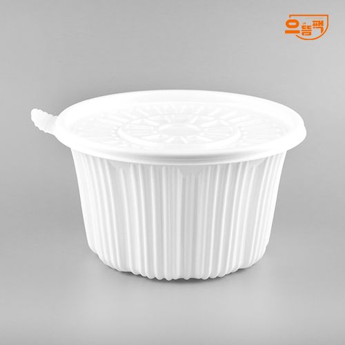 215Ø 마라탕용기 대 50개 세트 (백색/PP/AJ)