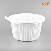 215Ø 마라탕용기 대 50개 세트 (백색/PP/AJ)