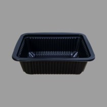 19145 실링용기 검정 100개 SET (뚜껑포함)