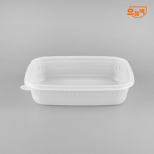 사각죽용기 소 100개 세트 (백색/PP/AJ)