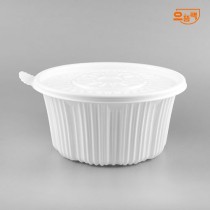 215Ø 마라탕용기 중 50개 세트 (백색/PP/AJ)