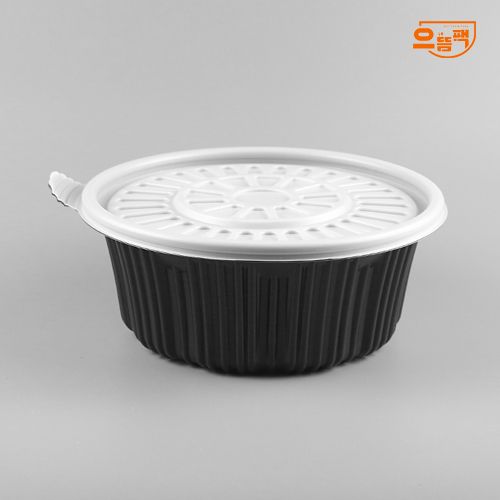 215Ø 마라탕용기 소 50개 세트 (검정/PP/AJ)