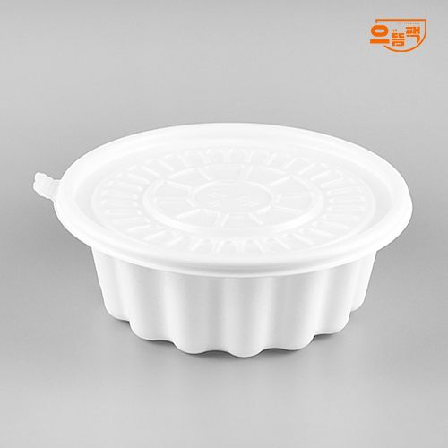 195Ø 냉면용기 소 50개 세트 (백색/PP/AJ)