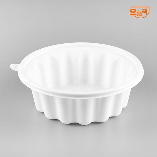 195Ø 냉면용기 소 50개 세트 (백색/PP/AJ)