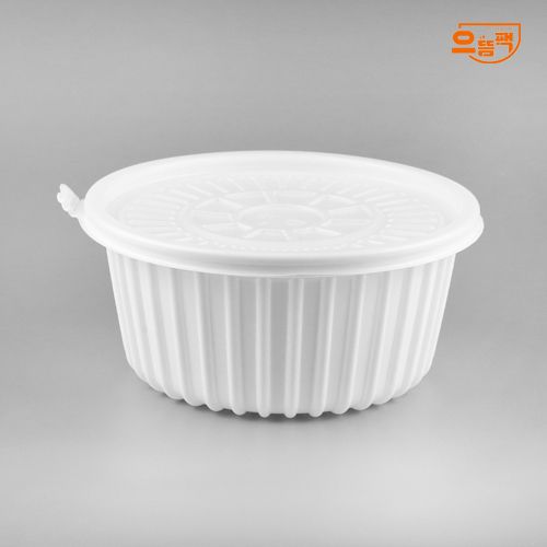 195Ø 미니탕용기 대 50개 세트 (백색/PP/AJ)