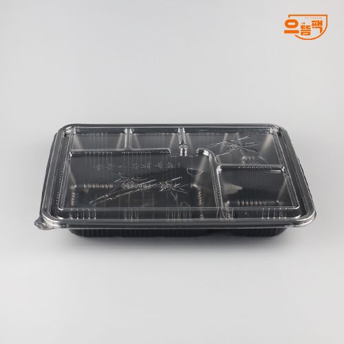 돈까스 6칸 50개 세트 (검정/PP/AJ)