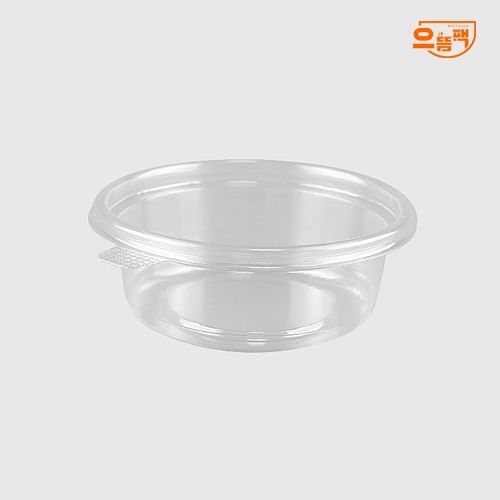 125Ø 원형용기 소 100개 세트 (투명/PET/AJ)