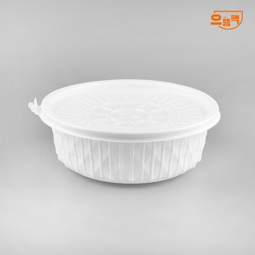 195Ø 미니탕용기 소 50개 세트 (백색/PP/AJ)