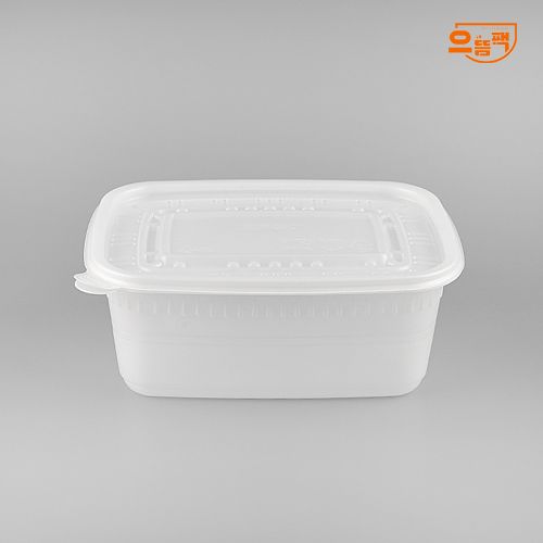 사각죽용기 특대 50개 세트 (백색/PP/AJ)