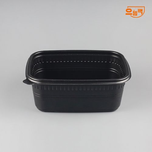 사각죽용기 특대 50개 세트 (검정/PP/AJ)