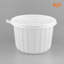 158Ø 탕용기 특대 50개 세트 (백색/PP/AJ)