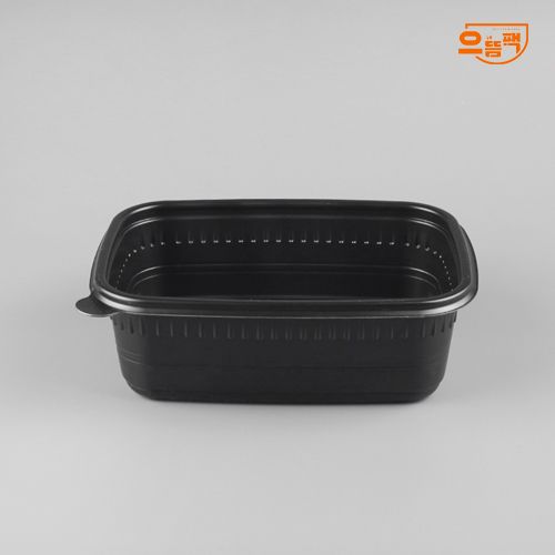 사각죽용기 대 50개 세트 (검정/PP/AJ)