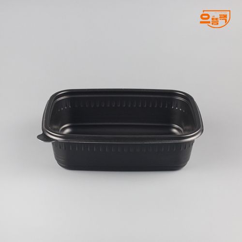 사각죽용기 중 50개 세트 (검정/PP/AJ)