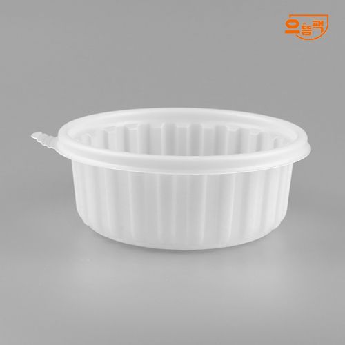 158Ø 탕용기 소 50개 세트 (백색/PP/AJ)