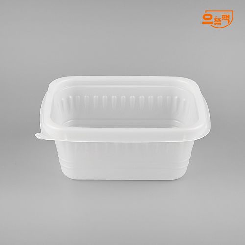 사각반죽용기 대 50개 세트 (백색/PP/AJ)