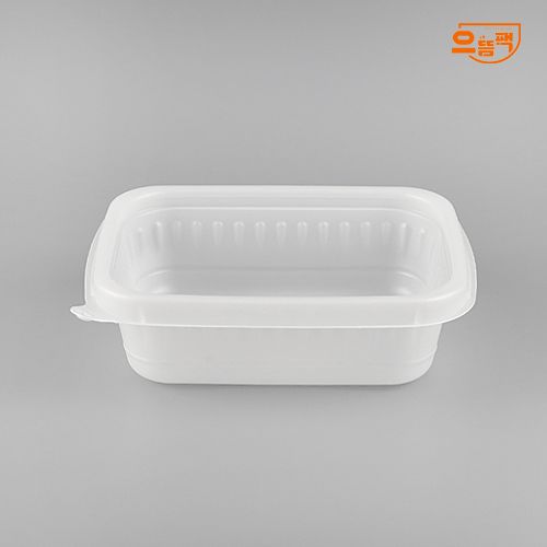 사각반죽용기 중 50개 세트 (백색/PP/AJ)