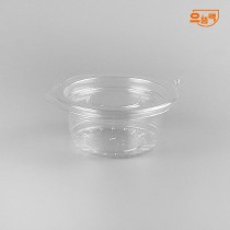 원터치 원형 소 100개 (투명/PET/AJ)