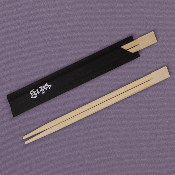 고급 반포장 젓가락 (21cm) 검정 (200개입)