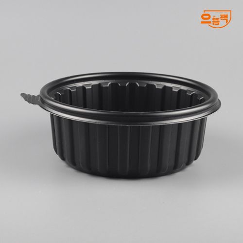 158Ø 탕용기 소 300개 세트 (검정/PP/AJ)