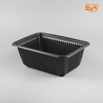 19147 실링용기 600개 (검정/PP/AJ)