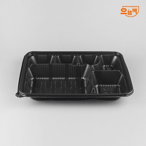 돈까스 6칸 200개 세트 (검정/PP/AJ)