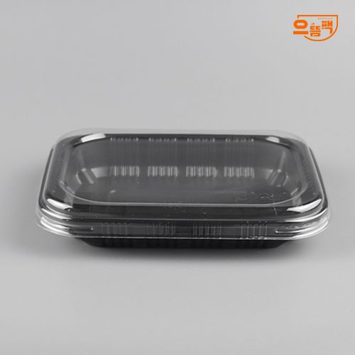 19153 실링용기 600개 (검정/PP/AJ)