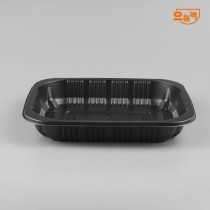 19153 실링용기 600개 (검정/PP/AJ)