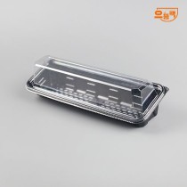 김밥한줄용기 500개 세트 (검정/PET/AJ)