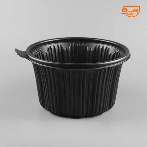 215Ø 마라탕용기 대 200개 세트 (검정/PP/AJ)