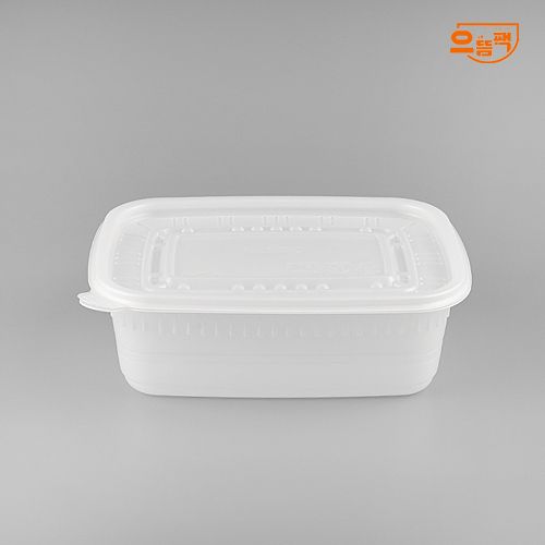 사각죽용기 대 100개 세트 (백색/PP/AJ)