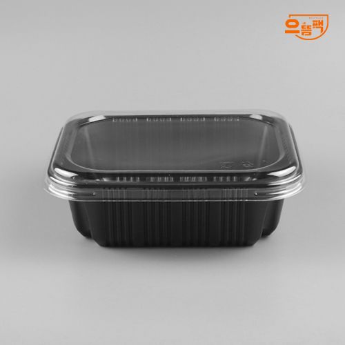 19157 실링용기 600개 (검정/PP/AJ)