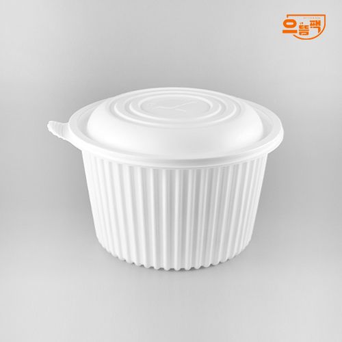 240Ø 탕용기 특대 100개 세트 (백색/PP/AJ)