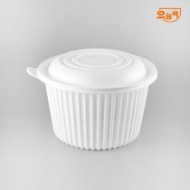 240Ø 탕용기 특대 100개 세트 (백색/PP/AJ)