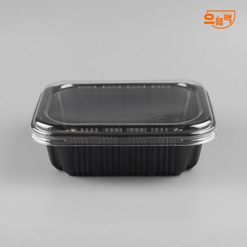 19156 실링용기 600개 (검정/PP/AJ)