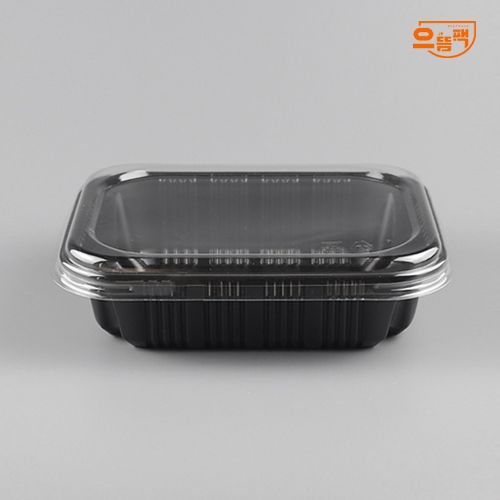 19155 실링용기 600개 (검정/PP/AJ)