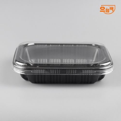 19154 실링용기 600개 (검정/PP/AJ)