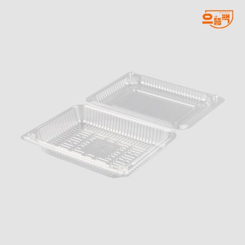 PET도시락 원터치 중 일체형 1200개 (투명/PET)