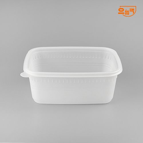 사각죽용기 특대 500개 세트 (백색/PP/AJ)