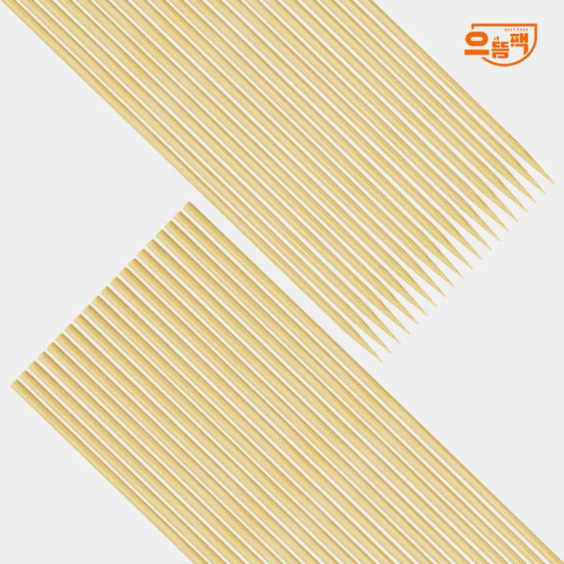 일반 대나무 꼬지 (4.0mm x 20cm) 500개입 1개