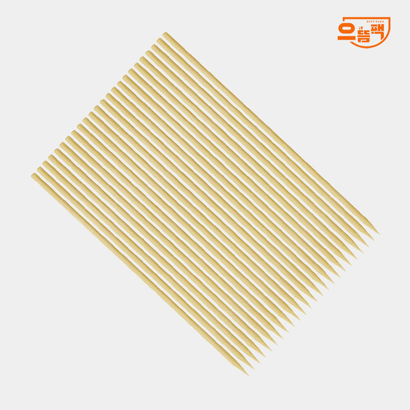 일반 대나무 꼬지 (2.5mm x 10cm) 단면 1000개입 1개