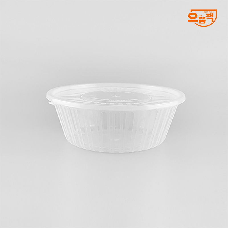 사출 냉면용기 (소) 투명 50개 세트