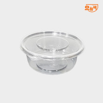 140파이 원형용기 소 50개 세트 (백색/PET)